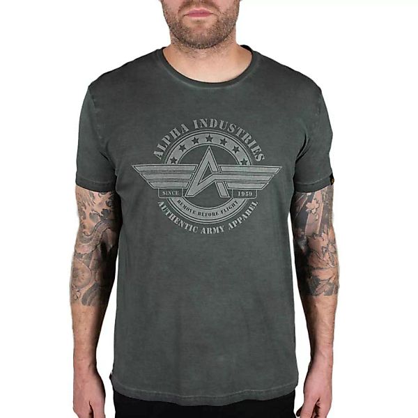 Alpha Industries Ai Olidye Kurzärmeliges T-shirt XS Dark Olive günstig online kaufen