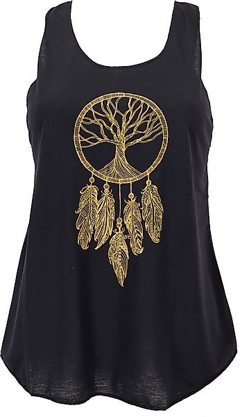 Guru-Shop T-Shirt Retro Art Tanktop mit Ethnodruck Traumfänger -.. Ethno St günstig online kaufen