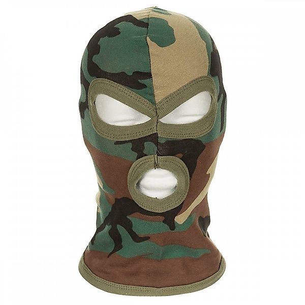 MFH Schlupfmütze Balaclava, 3-Loch, dünn, woodland, günstig online kaufen