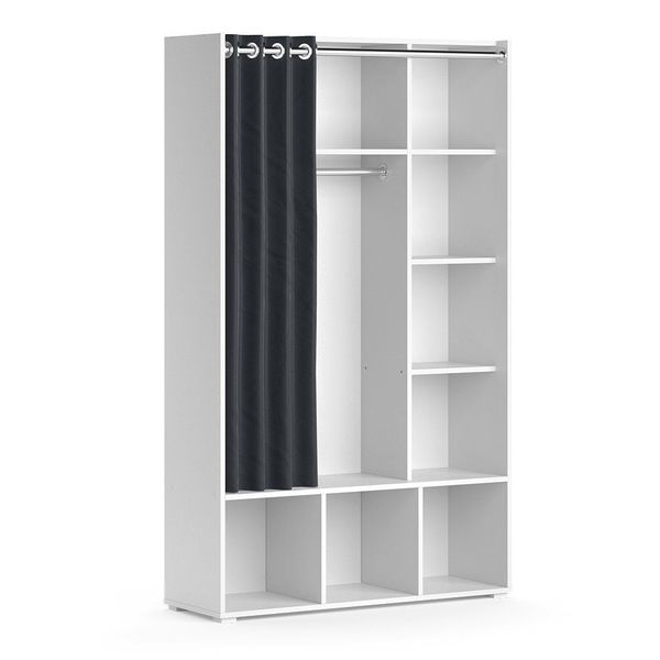 Vicco Kleiderschrank Luigi, Weiß, 105.8 x günstig online kaufen