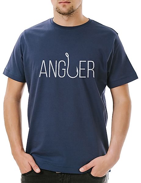 Urban Backwoods Print-Shirt Angler Herren T-Shirt günstig online kaufen