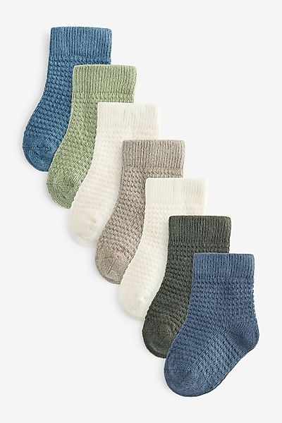 Next Kurzsocken Gerippte Socken im 7er-Set günstig online kaufen