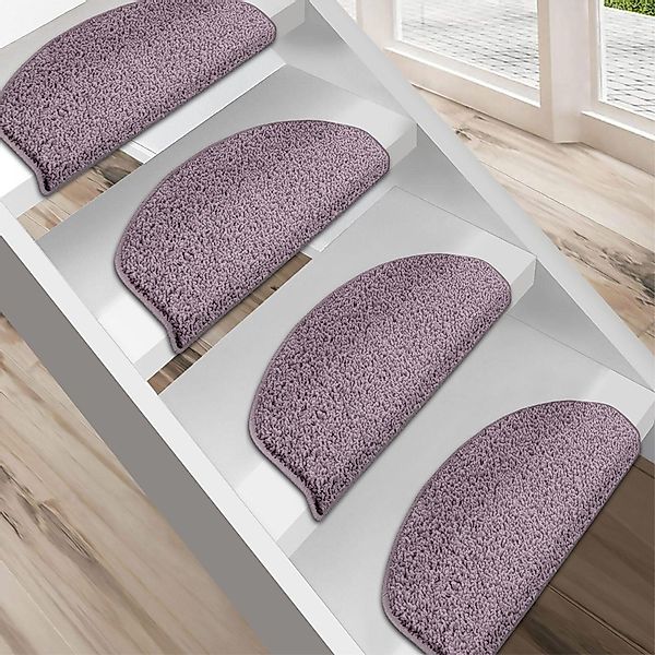 Karat Stufenmatte Shaggy-Stufenmatte Madrid, Treppenschoner, 16 günstig online kaufen