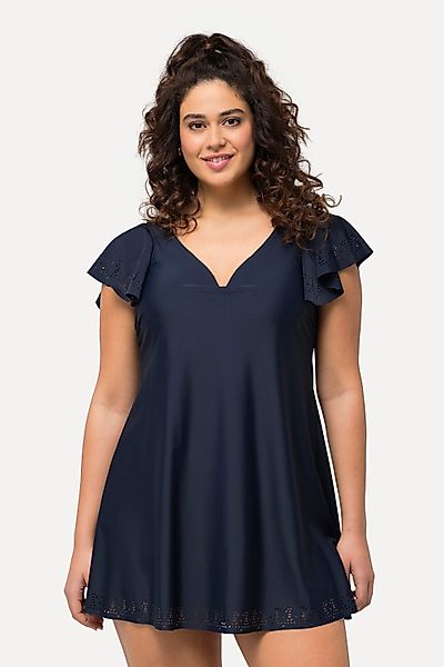 Ulla Popken Badekleid Badekleid Flügelärmel Softschalen günstig online kaufen