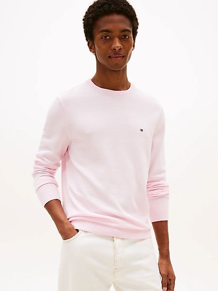 Tommy Hilfiger Rundhalspullover "ESSENTIAL COTTON CREW NECK" günstig online kaufen