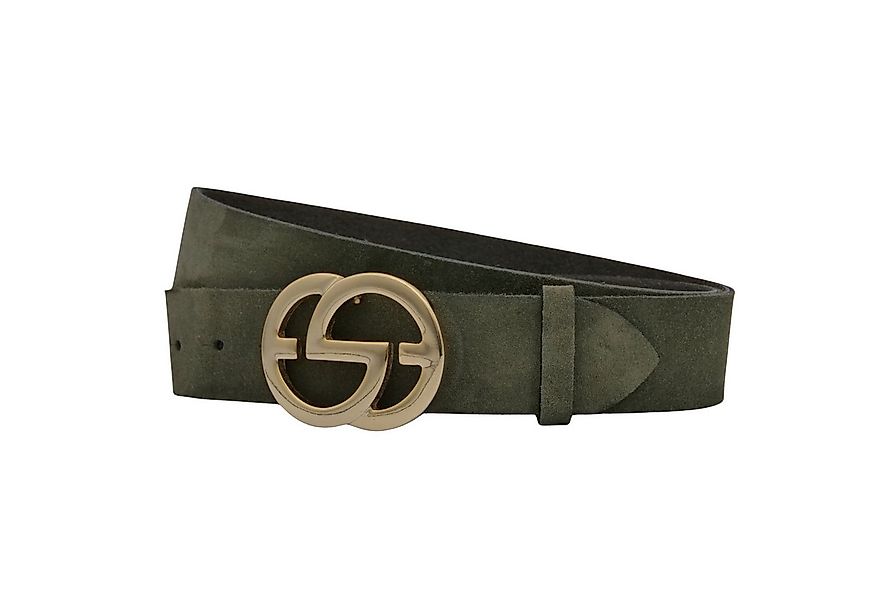 AnnaMatoni Ledergürtel AnnaMatoni Damen Ledergürtel in hochwertigem Velour günstig online kaufen