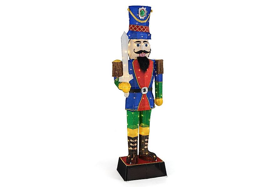 COSTWAY Weihnachtsfigur (1 St), Nussknacker Figur, LED Weihnachtsdeko, groß günstig online kaufen