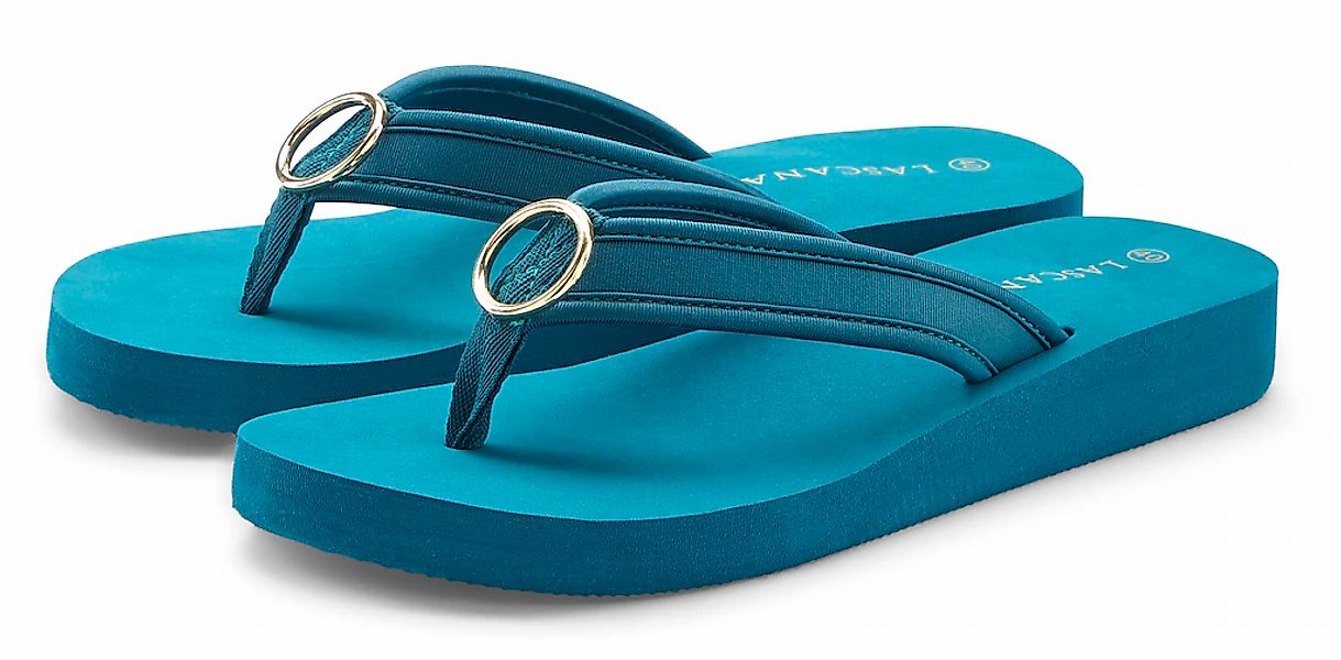 LASCANA Badezehentrenner "Sandale, Badeschuh, Pantolette, Badelatsche, Flip günstig online kaufen