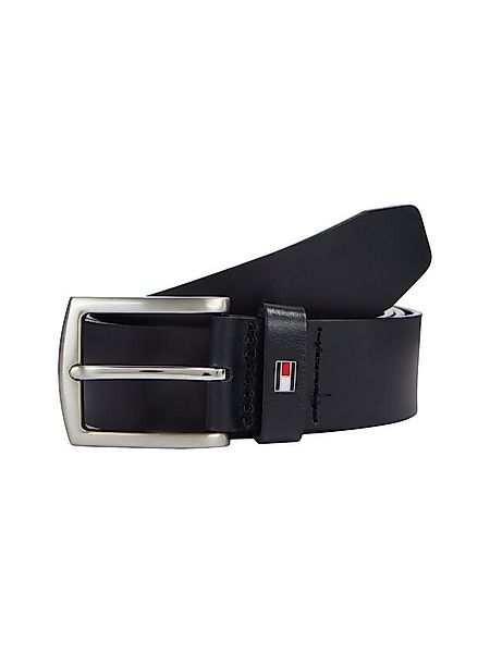 Tommy Hilfiger Ledergürtel DENTON 3,5 cm breit Robuster Ledergürtel mit Fla günstig online kaufen