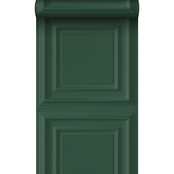 Origin Luxury Wallcoverings Tapete Holzwandverkleidung Dunkelgrün 53 Cm X 1 günstig online kaufen