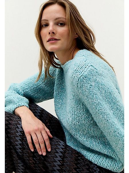 MORE&MORE Rundhalspullover kuschelig warmer Bouclé-Pullover günstig online kaufen