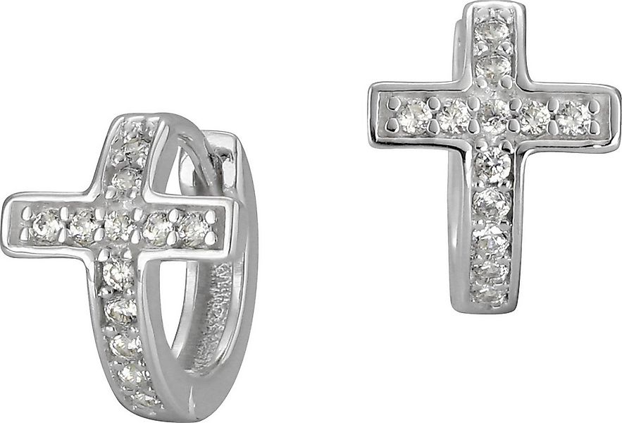 SilberDream Paar Creolen SilberDream Ohrringe 13mm Damen 925 Silber (Creole günstig online kaufen