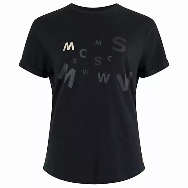 Moscow Design Rundhalsshirt Logo-Tee bedrucktes T-Shirt aus Baumwolle in Sc günstig online kaufen