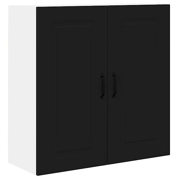 vidaXL Küchenwandschrank mit Tür Schwarz 80 x 31 x 80 cm Holzwerkstoff 8847 günstig online kaufen