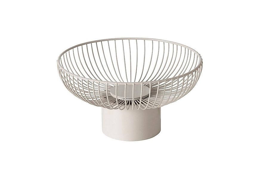 BOLTZE GRUPPE GmbH Dekoschale CINDY, Beige, Ø 28 cm, H 15 cm, Metall, (1 St günstig online kaufen