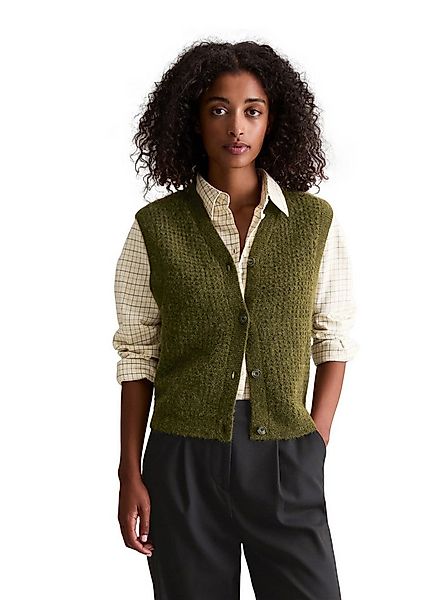 Marc O'Polo DENIM V-Ausschnitt-Pullover aus Schurwolle-Alpakawolle-Mix günstig online kaufen