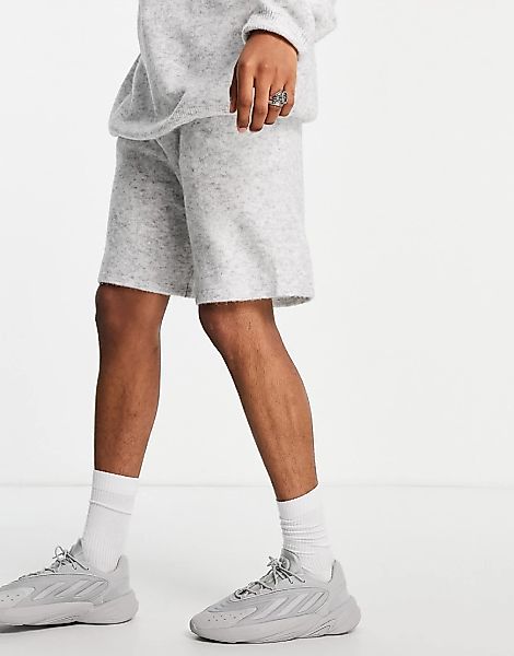 Topman – Oversize-Shorts aus Strick in Grau günstig online kaufen