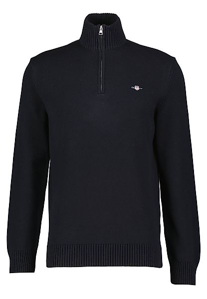 Gant Strickpullover Herren Troyer CASUAL COTTON günstig online kaufen