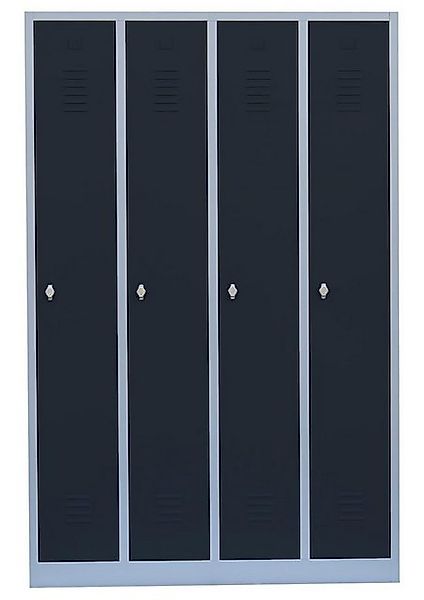 Steelboxx Spind für 4 Personen Spindschrank Kleiderspind 180x117x50cm (1-St günstig online kaufen