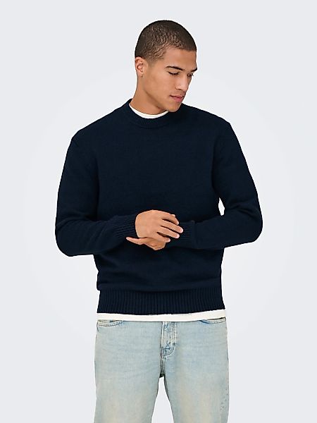 ONLY & SONS Strickpullover "ONSJAMES RLX CREW KNIT" günstig online kaufen