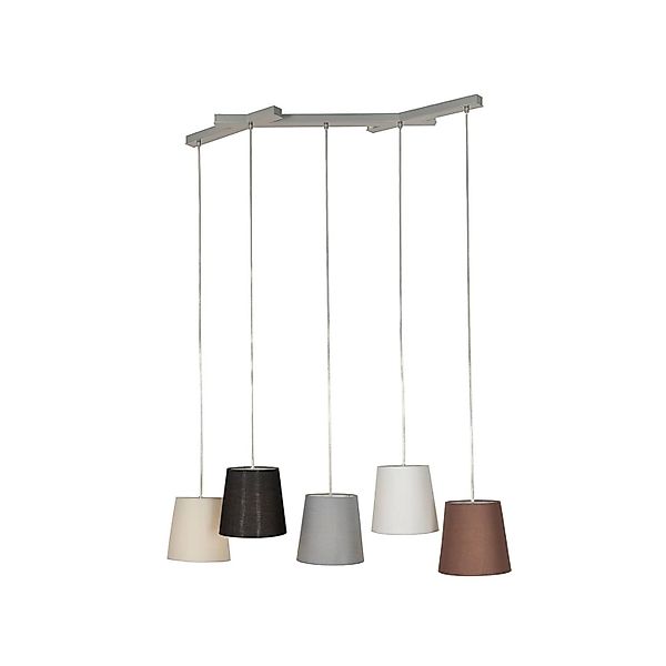 Lucande Pendelleuchte Thamila 9639623 für Kinder Junges Wohnen aus Textil 5 günstig online kaufen