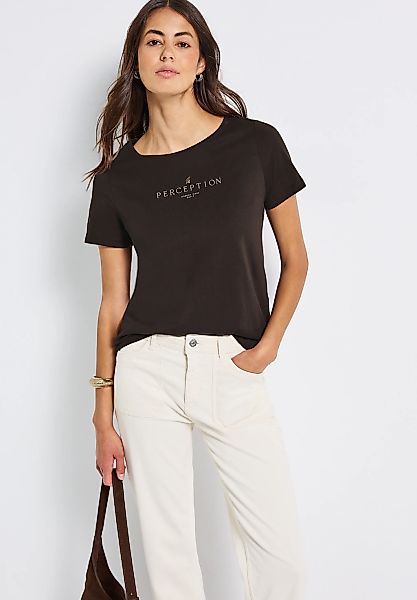 STREET ONE T-Shirt, mit Wording Artwork günstig online kaufen