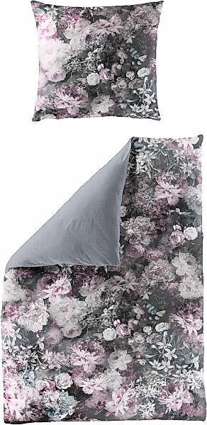 BIERBAUM Bettwäsche "Bunte Blumen in Gr. 135x200 oder 155x220 cm" 2 Stk. Be günstig online kaufen