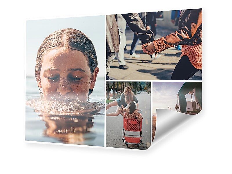 Fotocollage als XXL Poster im Format 128 x 72 cm im Format 128 x 72 cm günstig online kaufen