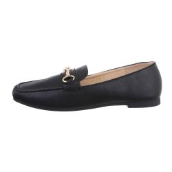 Ital-Design Damen Mokassins Freizeit Slipper Blockabsatz günstig online kaufen