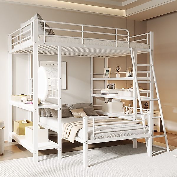 Flieks Etagenbett, Metallbett 140x200cm mit trennbarem günstig online kaufen