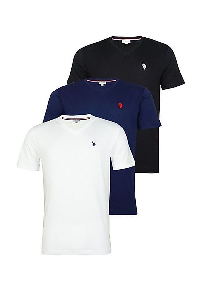 U.S. Polo Assn. T-Shirt T-Shirt Kurzarmshirt 3er Pack (3-tlg., 3) günstig online kaufen