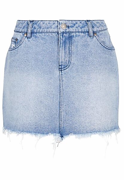 Karl Kani Sommerrock "Karl Kani Damen Karl Kani OG Old English Denim Skirt" günstig online kaufen