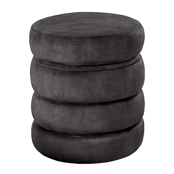 riess-ambiente Polsterhocker VOGUE 50cm grau - günstig online kaufen