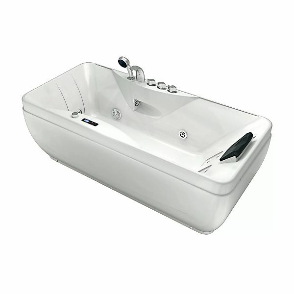 AcquaVapore Whirlpool Pool Badewanne Wanne W49-PR 170x80 mit Farblicht günstig online kaufen