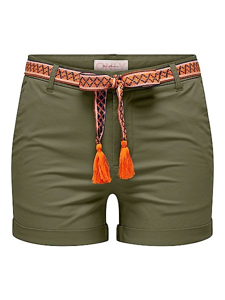 ONLY Chinoshorts ONLGEORGIA BELT SHORTS PNT mit gemüsterten Bindegürtel günstig online kaufen