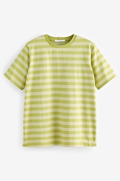 Next T-Shirt Schweres T-Shirt mit Rundhalsausschnitt günstig online kaufen