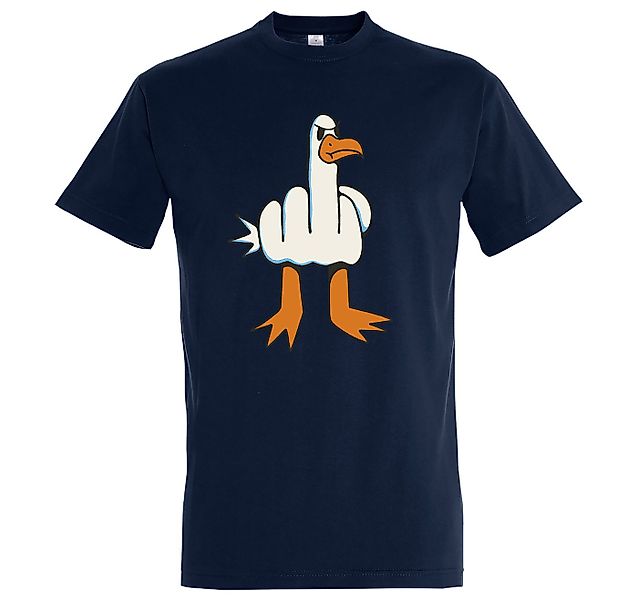 Youth Designz Print-Shirt Möwe Finger Herren T-Shirt mit lustigen Frontprin günstig online kaufen