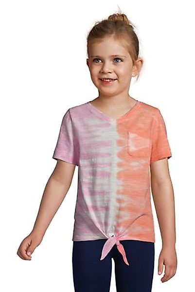 T-Shirt mit Knotensaum und Brusttasche, Größe: 98/104, Pink, Baumwolle, by günstig online kaufen