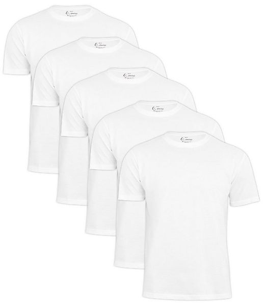 Cotton Prime® T-Shirt Basic O-Neck (5-tlg) in trageangenehmer Baumwollquali günstig online kaufen