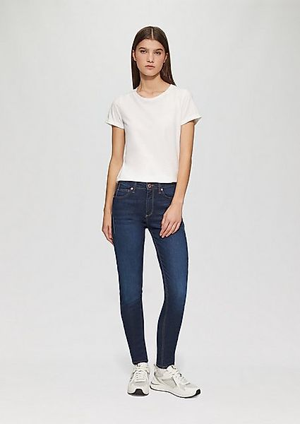 QS Stoffhose Jeans Sadie / Skinny Fit / Mid Rise / Skinny Leg Schmuck-Detai günstig online kaufen