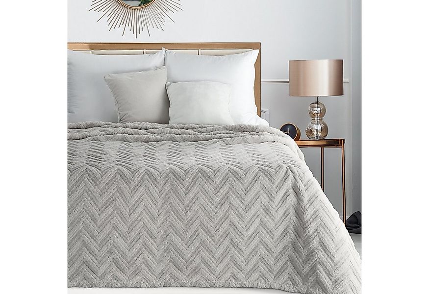 Wohndecke HYGGE Kuscheldecke mit Fischgrät-Struktur, Design91, Waffelmuster günstig online kaufen