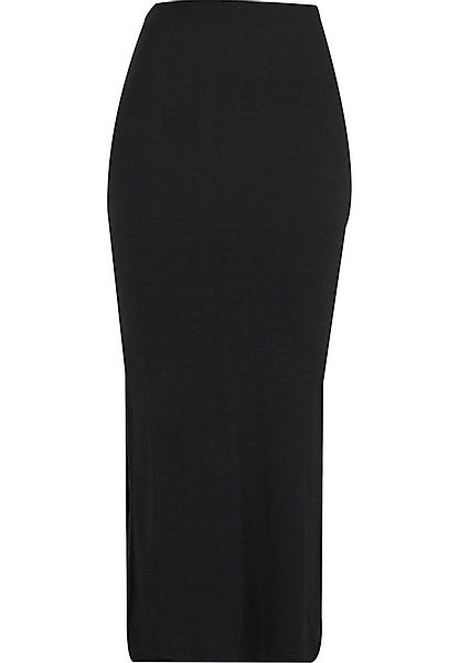 URBAN CLASSICS Sommerrock Urban Classics Ladies Rib High Slit Skirt (1-tlg) günstig online kaufen