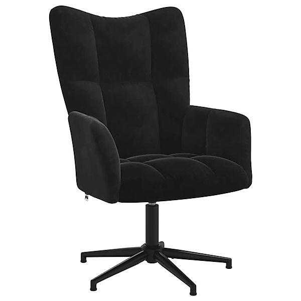 vidaXL Relaxsessel Schwarz Samt 328101 günstig online kaufen