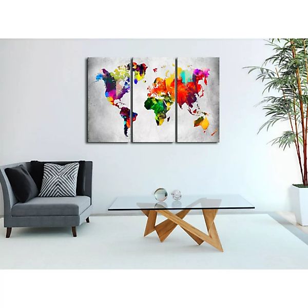 Wandbild Artistic World - Triptych XXL günstig online kaufen