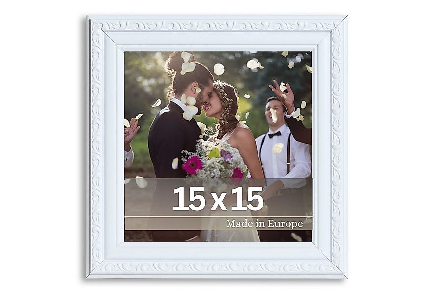 Victor (Zenith) Bilderrahmen Chagall, Antiker Bilderrahmen Weiß 15x15 cm, B günstig online kaufen