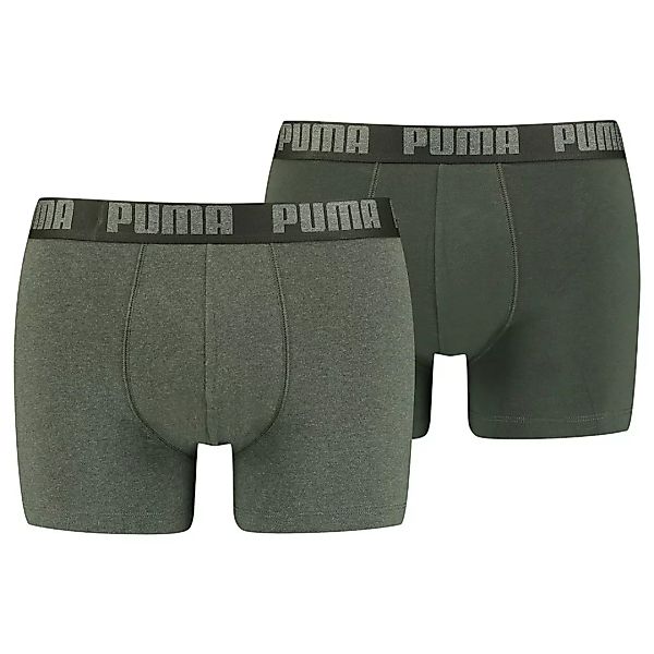 Puma Basic Boxer 2 Einheiten 2XL Green Melange günstig online kaufen