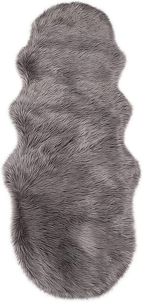 Woltu Teppich, Faux Lammfell Schaffell, Sofa Matte Bettvorleger, 60x180 cm günstig online kaufen
