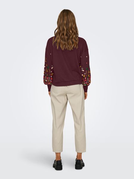 ONLY Sweatshirt ONLBROOKE L/S O-NECK FLOWER günstig online kaufen
