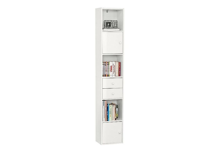 SoBuy Bücherregal STR10, Aktenschrank Hochschrank, mit Schubladen Büchersch günstig online kaufen
