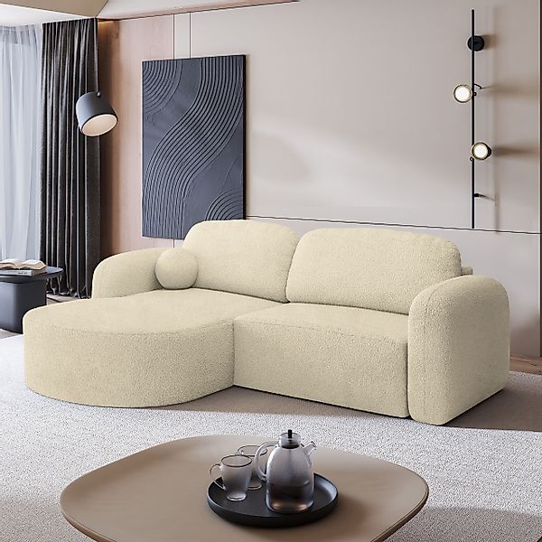 Masseno Ecksofa AMILIA mit Schlaffunktion L-Form, günstig online kaufen